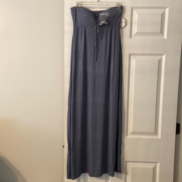 Soma Dresses & Skirts - Soma Dress beautiful 45” long brand new with tags gray/bluish color so soft